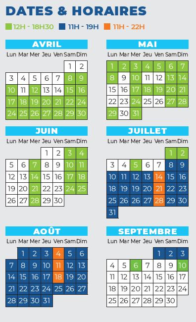 Calendrier 2023